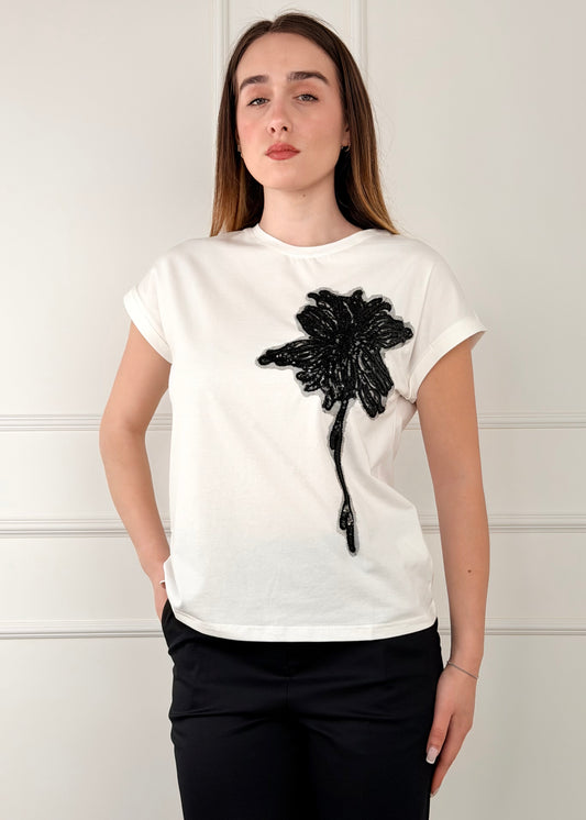 PK9153 - T-SHIRT CON PAILLETTES