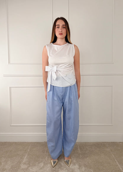 26P4950 - TENSIONE IN PANTALONE BALLOON IN LINO