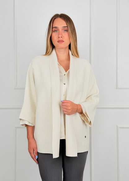 A26023 - CARDIGAN COLLO SCIALLATO