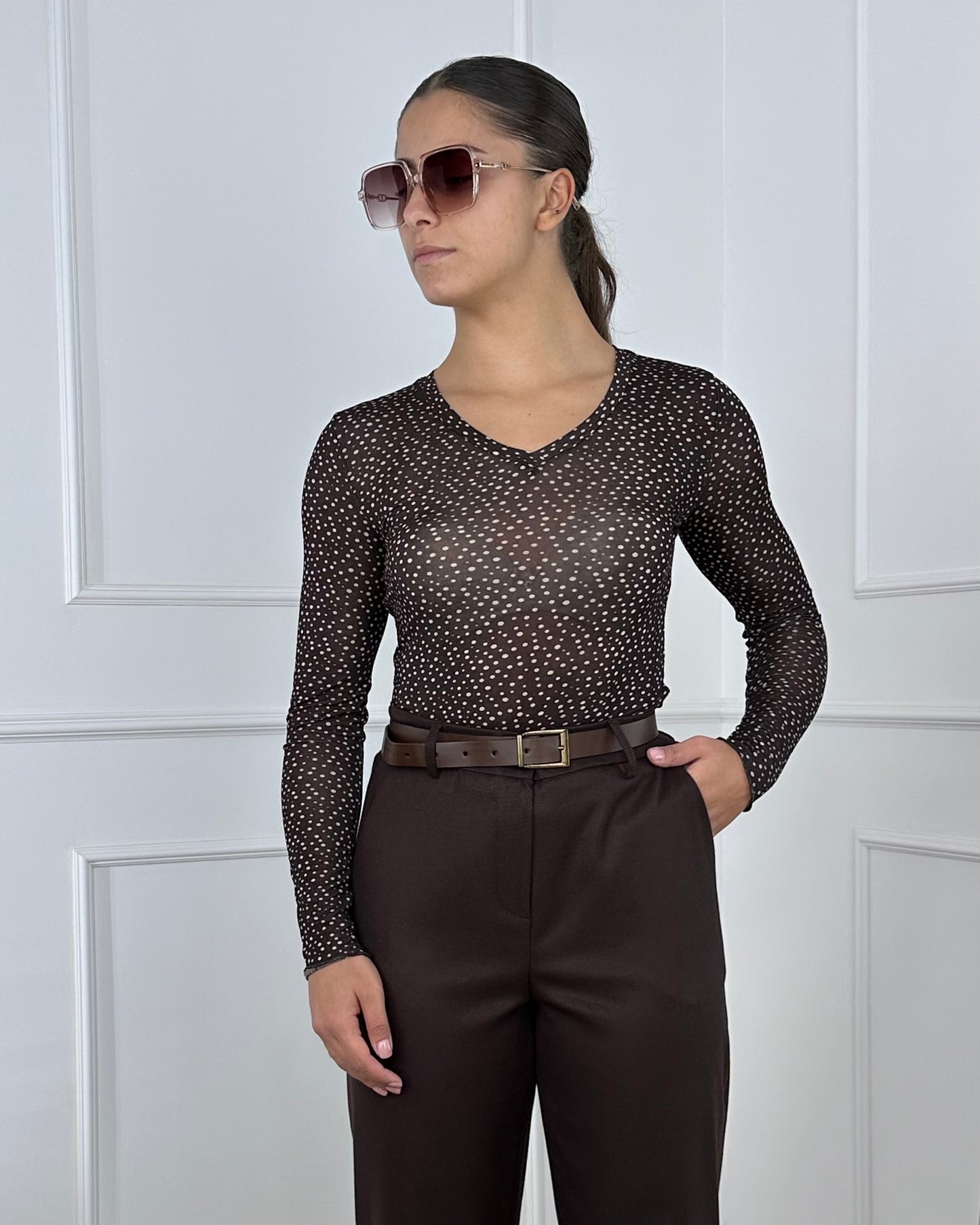 82750 - MAGLIA MISTO CASHMERE FANTASIA