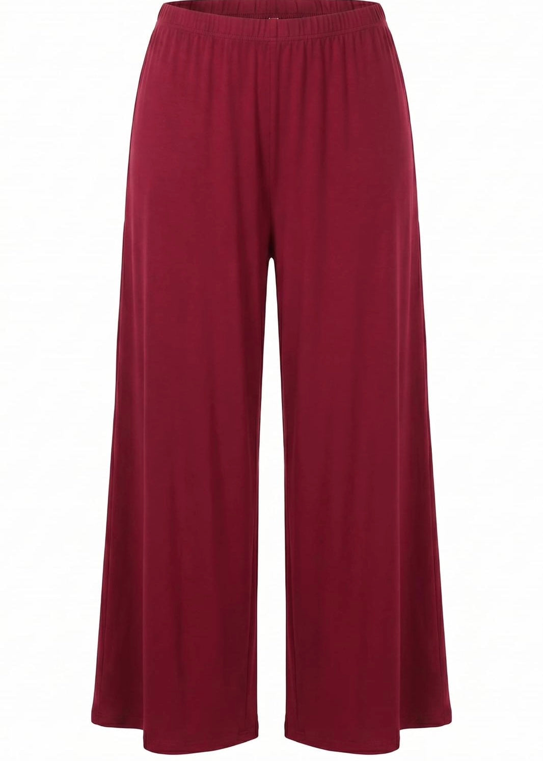 F63953 - BREND PANTALONE PALAZZO IN JERSEY DI VISCOSA