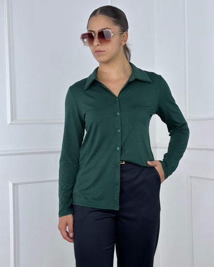 26611 - CAMICIA IN JERSEY DI VISCOSA