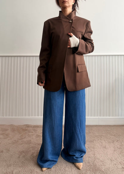 E539317 - BREND GIACCA CHIUSURA BOTTONE ALTO