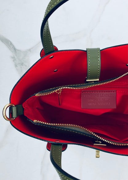 BRS• BORSA ZOE VERA PELLE