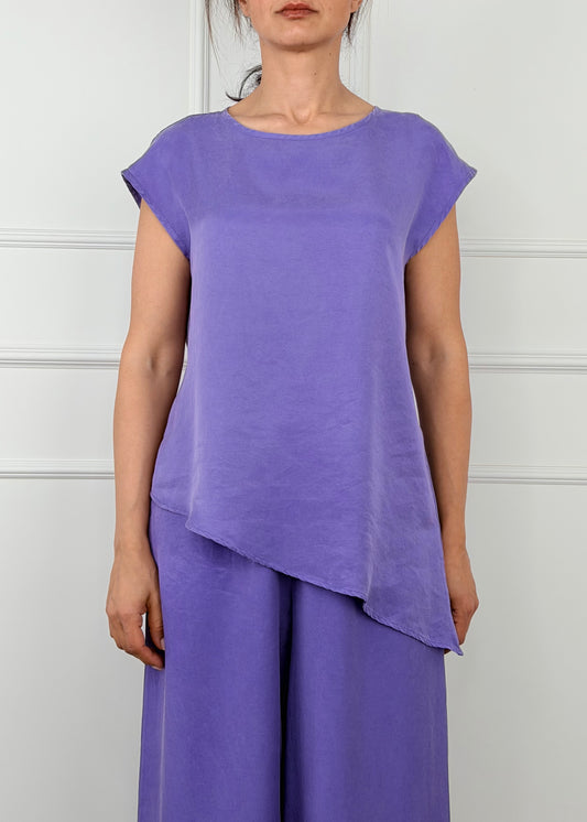 26223LO2 - TENSIONE IN T-SHIRT ASIMMETRICA