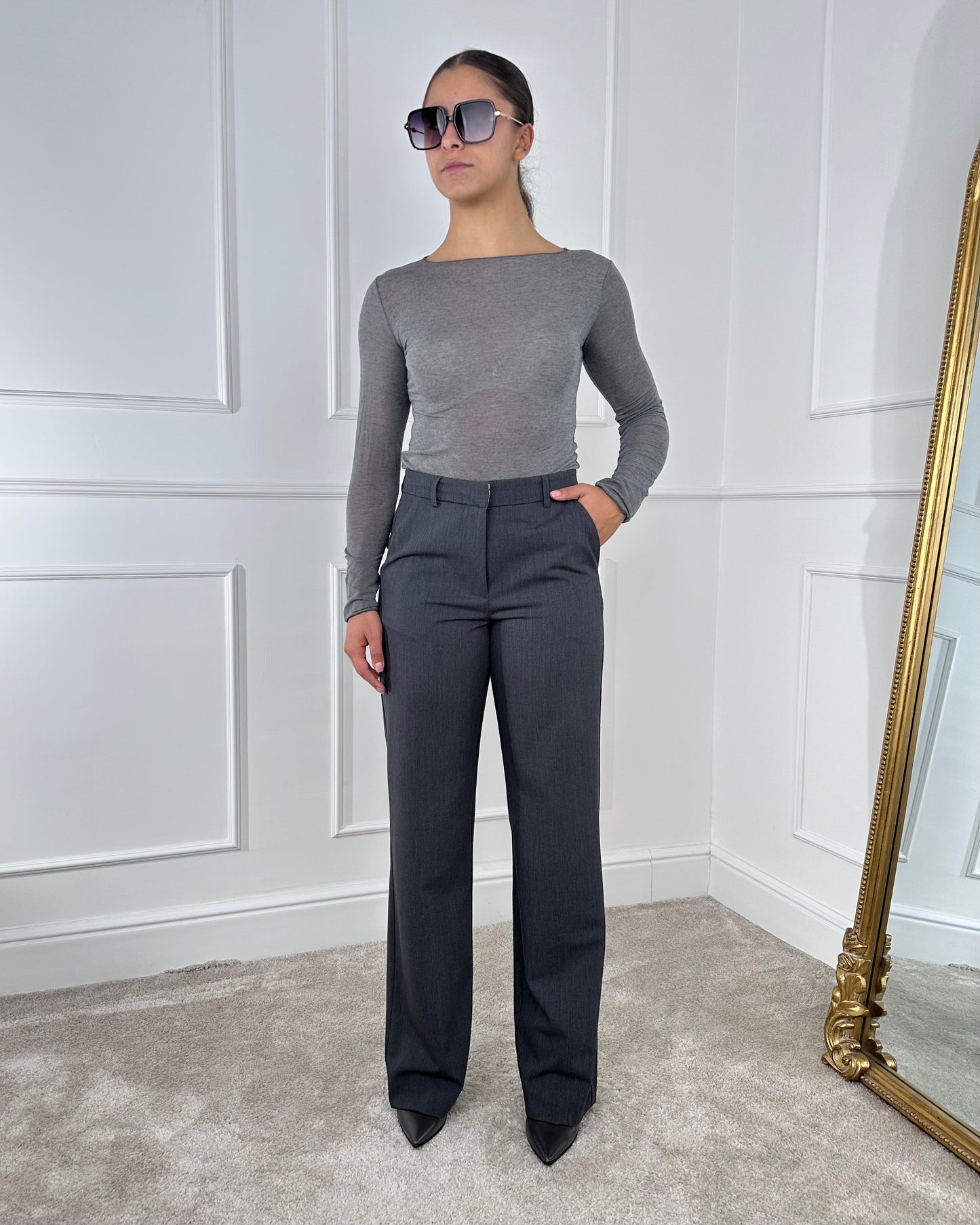 U19844 - BREND PANTALONE GAMBA DRITTA