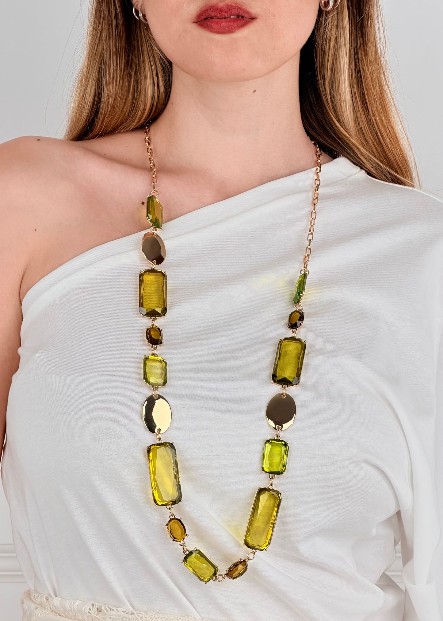 CLN• COLLANA PIETRE COLORATE