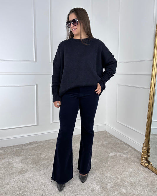 PA3778AI25 - TENSIONE IN PANTALONE ZAMPA IN VELLUTO