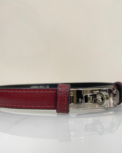 CNT22 CINTURA VERA PELLE REGOLABILE