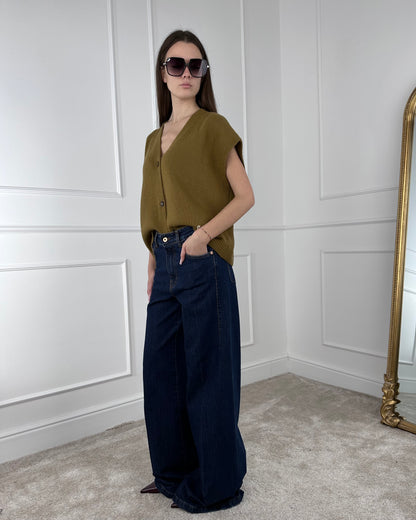 D80014 - TENSIONE IN GILET MISTO LANA & Cashmere