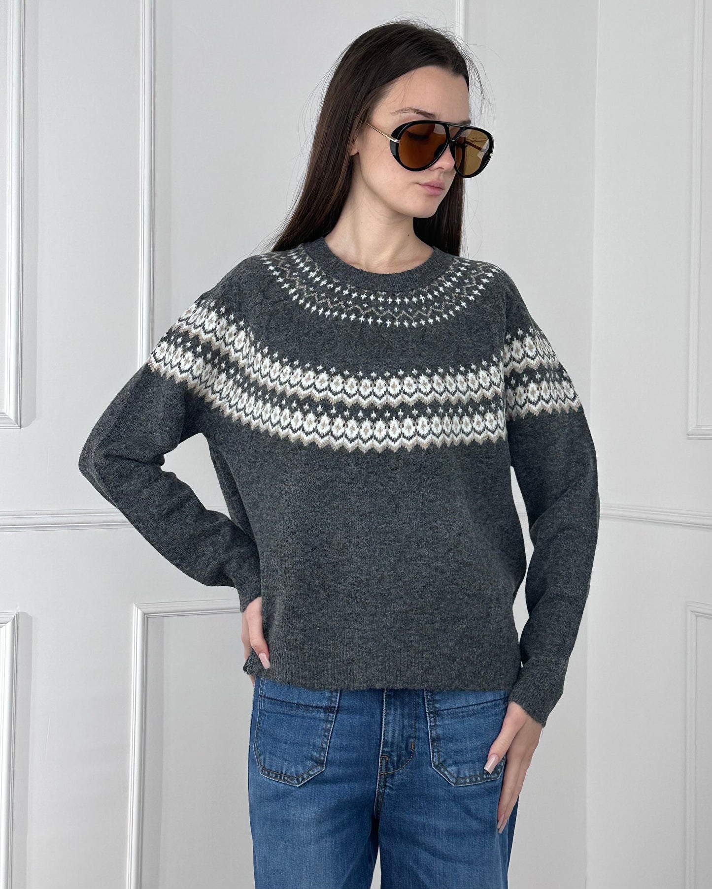 P1262 - MAGLIA MISTO LANA