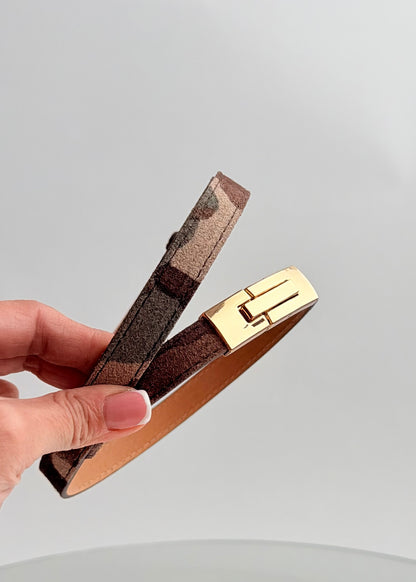 CNT CINTURA SLIM - VERA PELLE