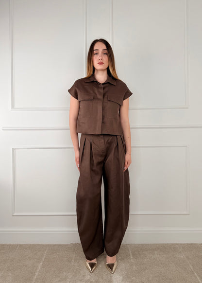 26C5029 - TENSIONE IN CAMICIA IN LINO