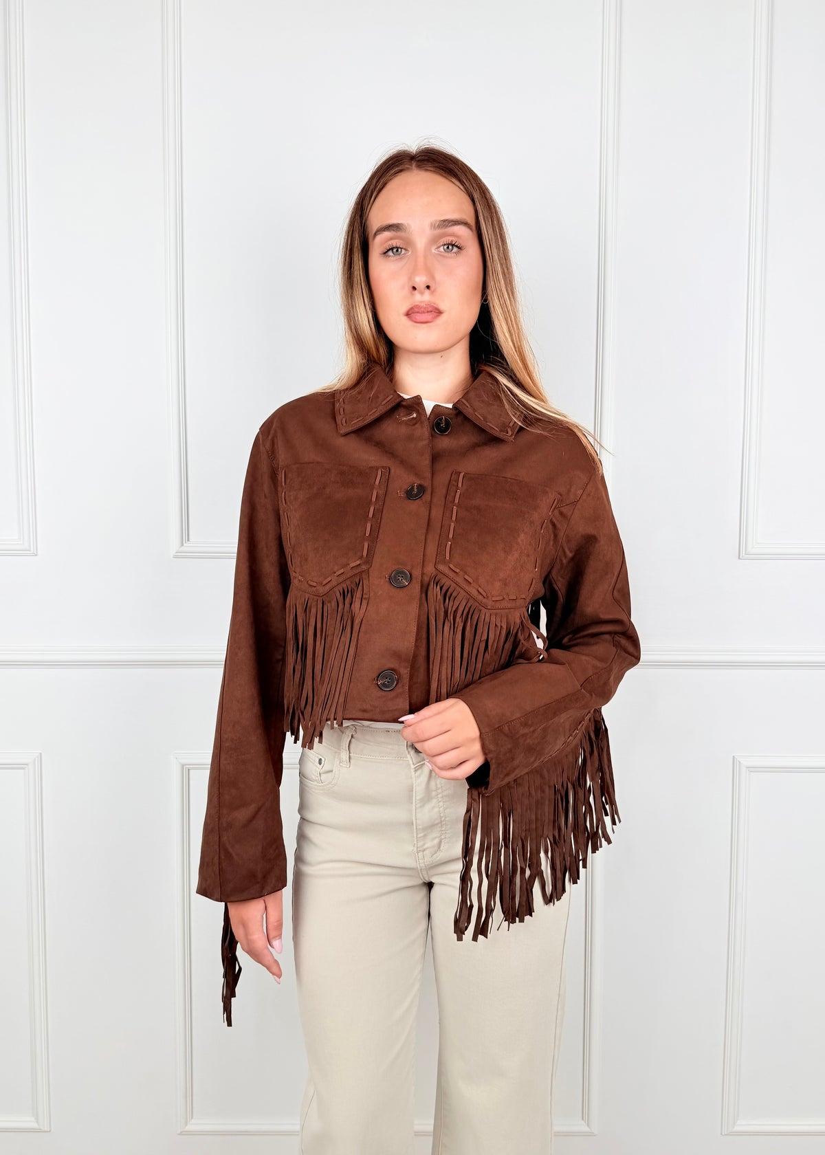V11125 - GIACCA EFFETTO SUEDE