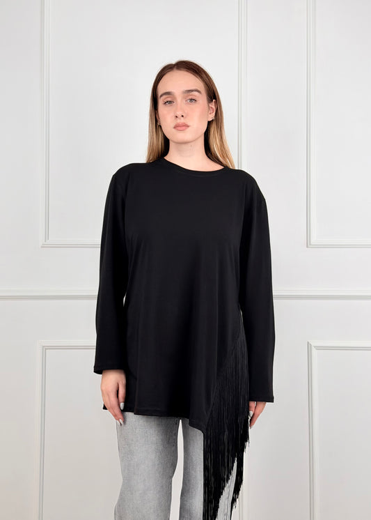 NA8256 - MY-D MAGLIA CON FRANGE