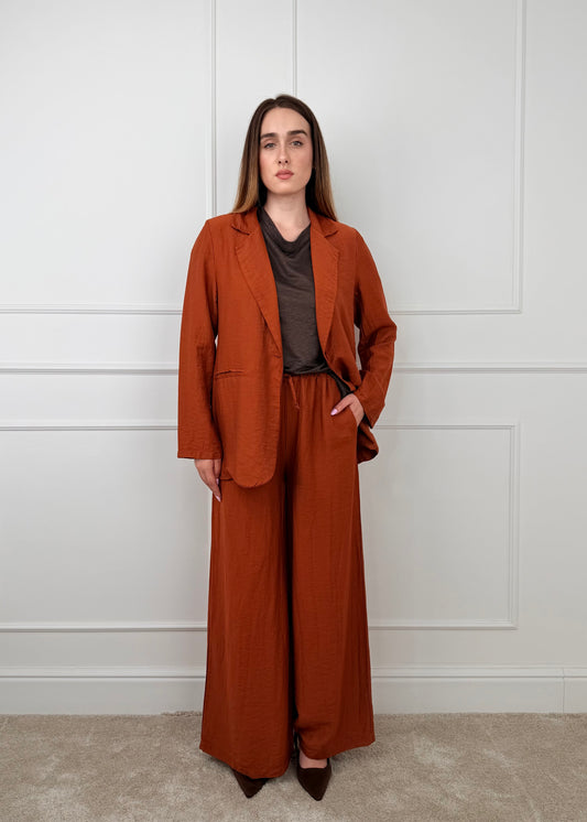 26300 - COMPLETO GIACCA E PANTALONE MISTO LINO