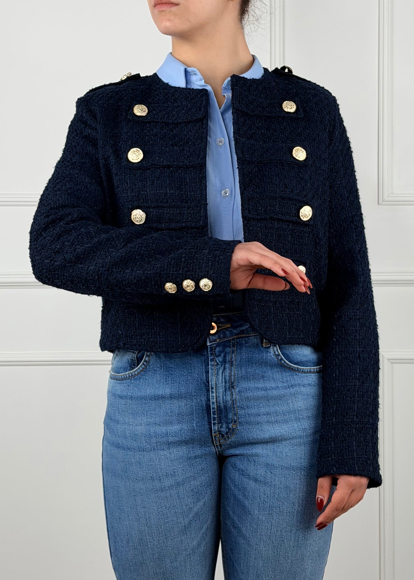 26B3718 - TENSIONE IN GIACCA NAPOLEONE IN BOUCLE