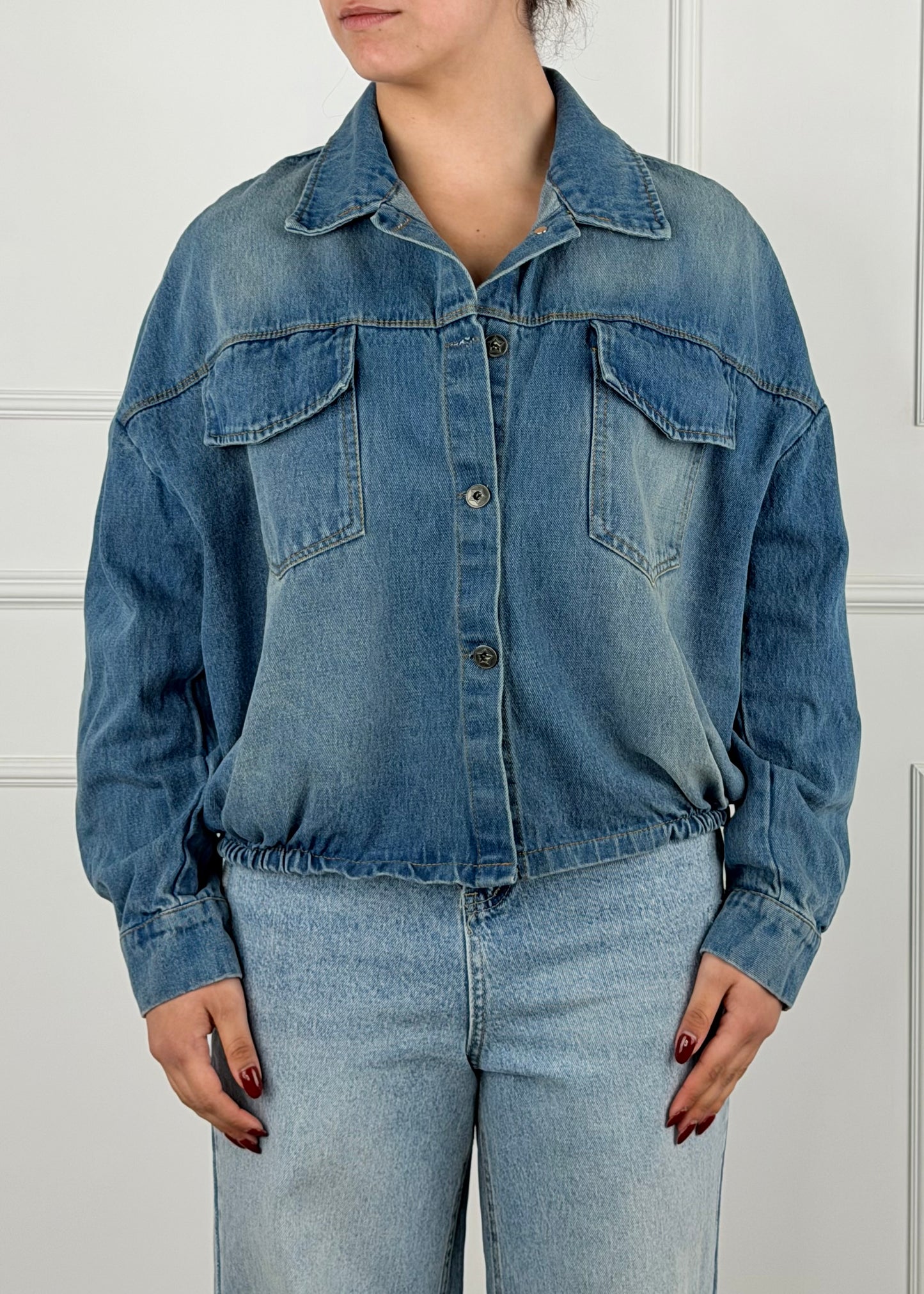 20809 - BOMBER IN DENIM