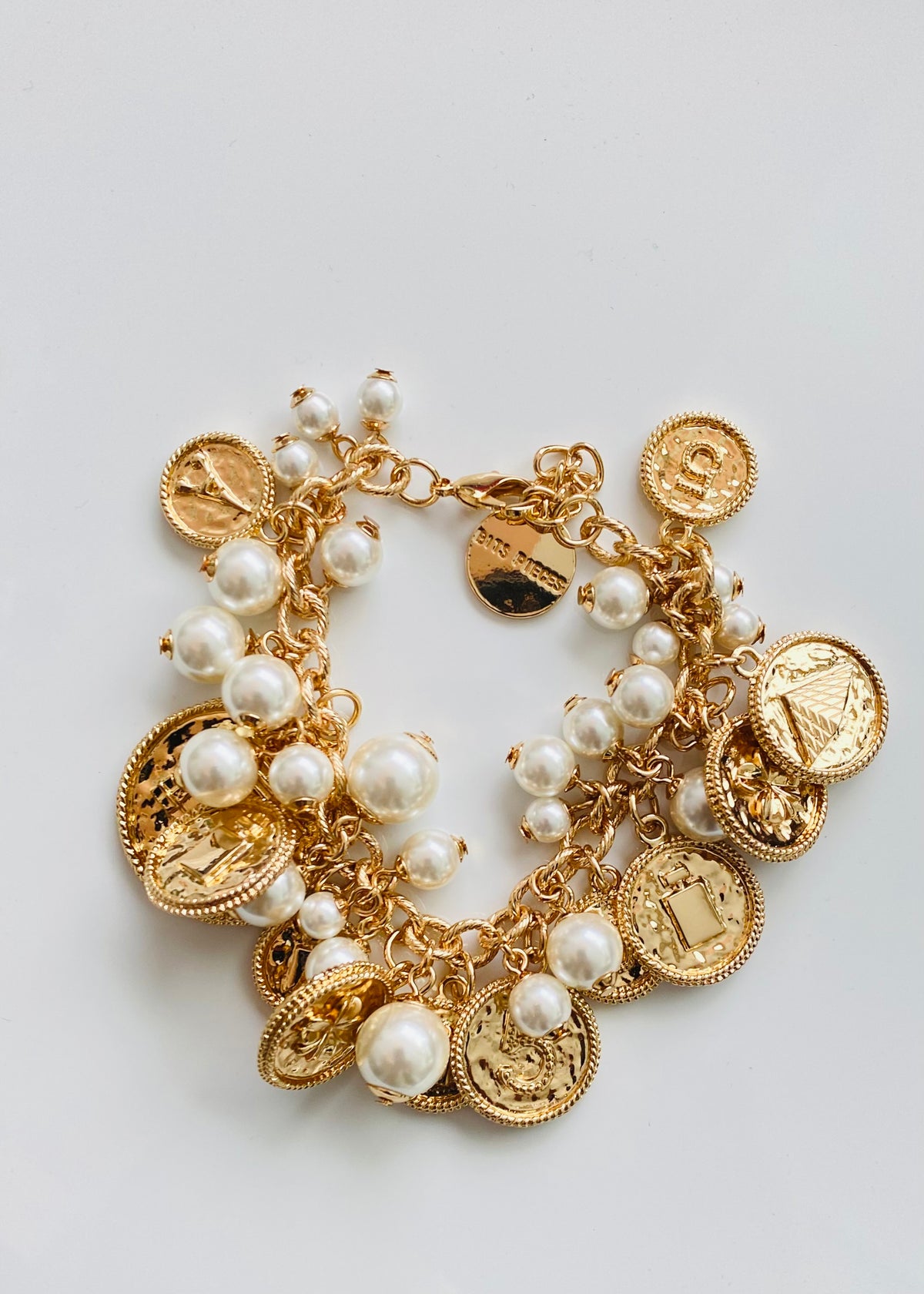 BRC • BRACCIALE MONETE E PERLINE
