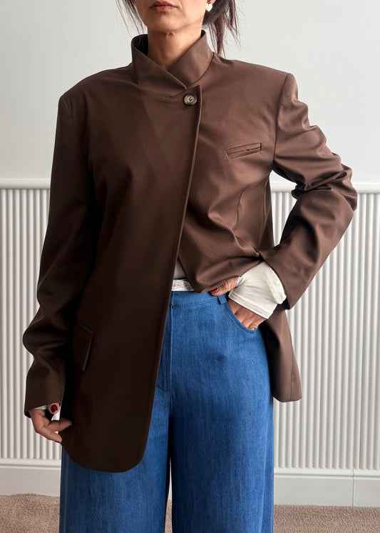 E539317 - BREND GIACCA CHIUSURA BOTTONE ALTO