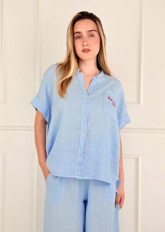 S26CL42 - TENSIONE IN CAMICIA IN LINO