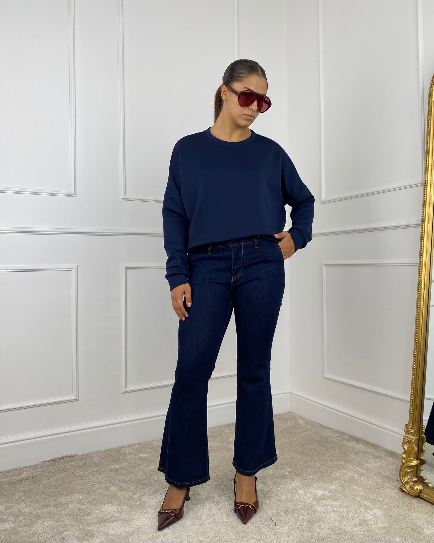 VI867 - MINIFLARE DENIM