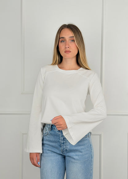 OG02317 - MY-D T-SHIRT MANICA LUNGA A CAMPANA