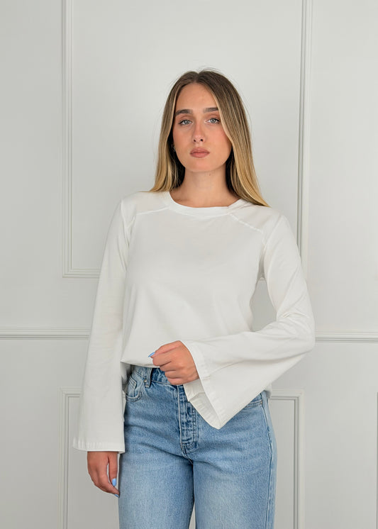 OG02317 - MY-D T-SHIRT MANICA LUNGA A CAMPANA