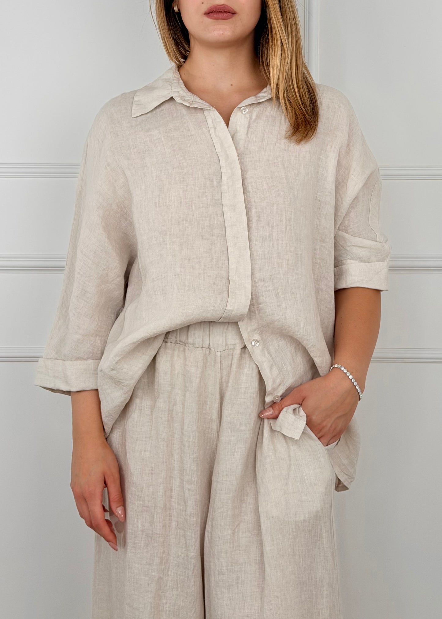 8179 - CAMICIA IN LINO