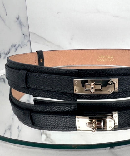 CNT4589 - CNT4589 CINTURA VERA PELLE REGOLABILE