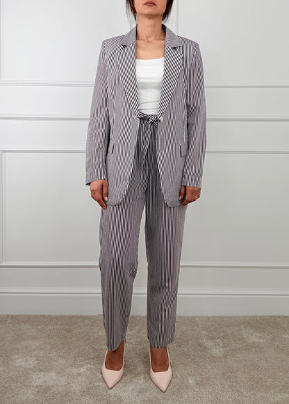 26P5290 - TENSIONE IN PANTALONE CARROT FATASIA RIGHE