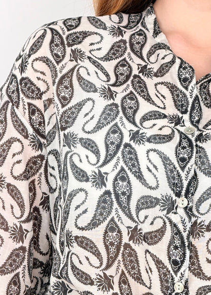 T2605 CAMICIA MISTO SETA E COTONE