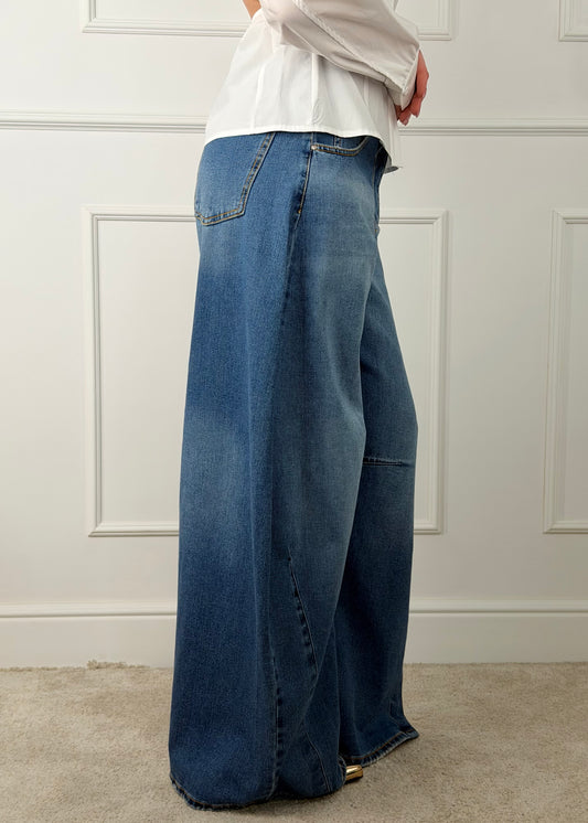 P314J119W671 - TENSIONE IN DENIM SCURO LOUVRE