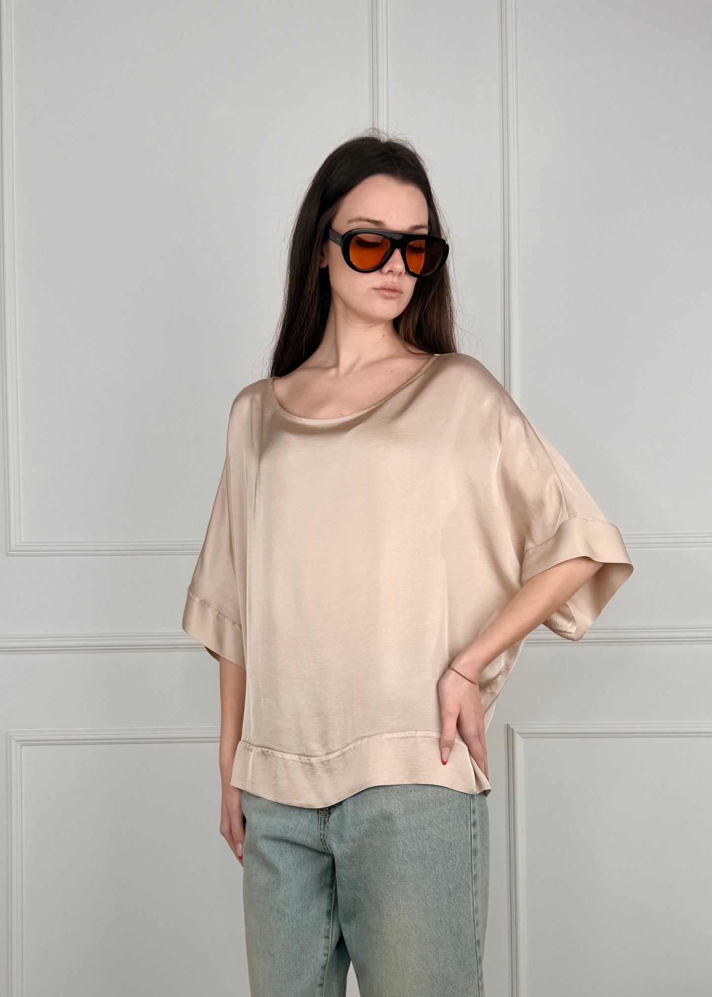 F5293B05QPE26 - TENSIONE IN BLUSA IN VISCOSA