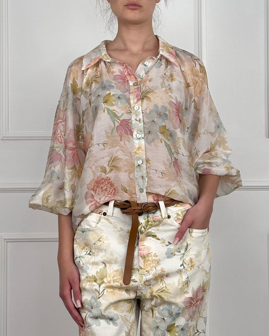 S25CC77 - TENSIONE IN CAMICIA FIORI