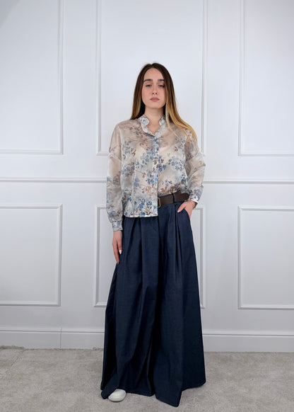 33670 - GONNA PANTALONE IN DENIM