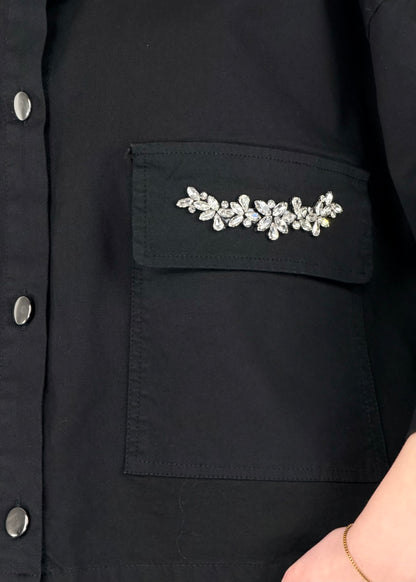 ZC226 GIACCA CON APPLICAZIONI