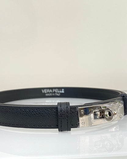 CNT22 CINTURA VERA PELLE REGOLABILE