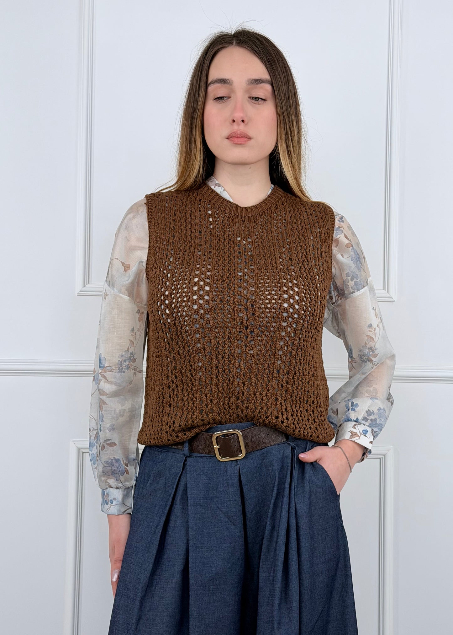 U2082661 - BREND GILET TRAFORATO