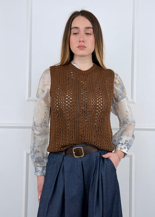 U2082661 - BREND GILET TRAFORATO