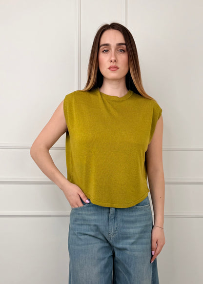 M1110943 - BREND MAGLIA SMANICATA IN FILO DI VISCOSA