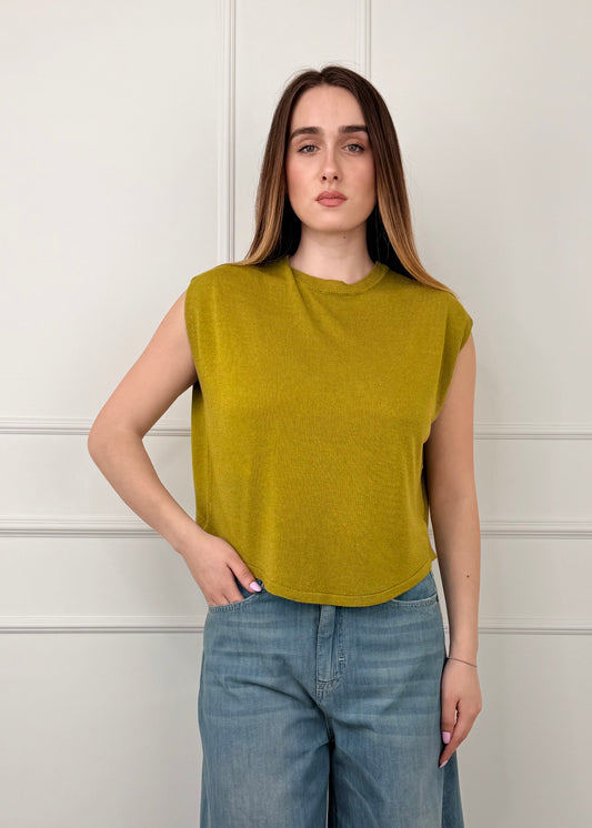 M1110943 - BREND MAGLIA SMANICATA IN FILO DI VISCOSA