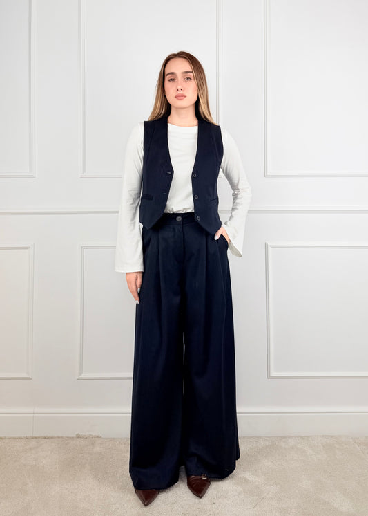 GS23169 - MY-D PANTALONE PALAZZO GESSATATO