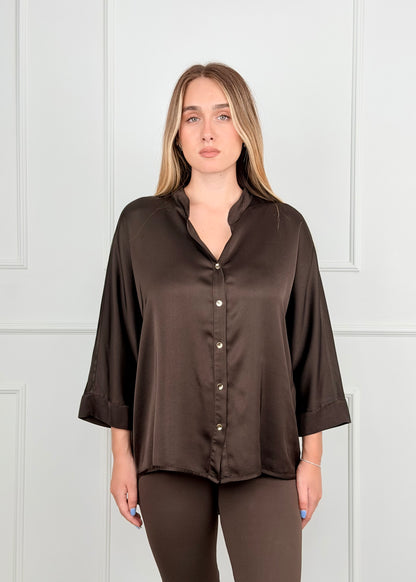 FLC484C22R - MY-D CAMICIA SATIN OVER