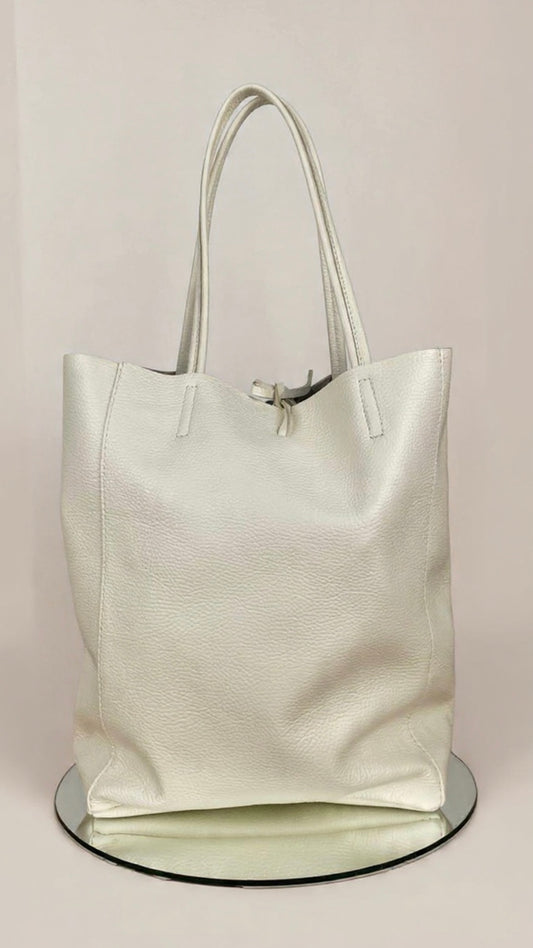 BRS450 SHOPPER BAG IN VERA PELLE