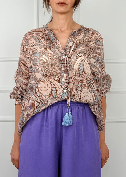 S26CI12 - TENSIONE IN CAMICIA FANTASIA PAISLEY