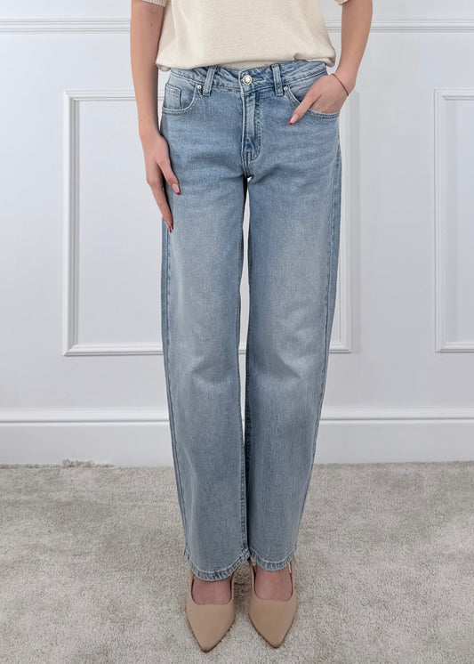 A455314 BREND DENIM CON FIOCCO SANGALLO