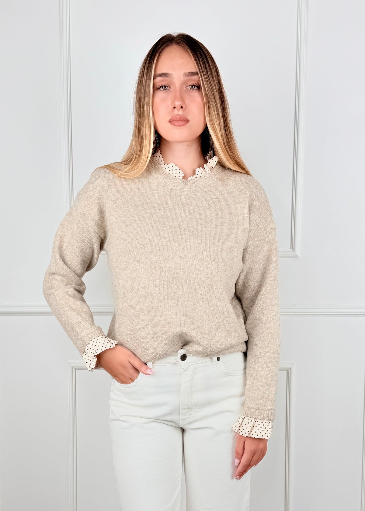 BD200A - MAGLIA DETTAGLIO POIS