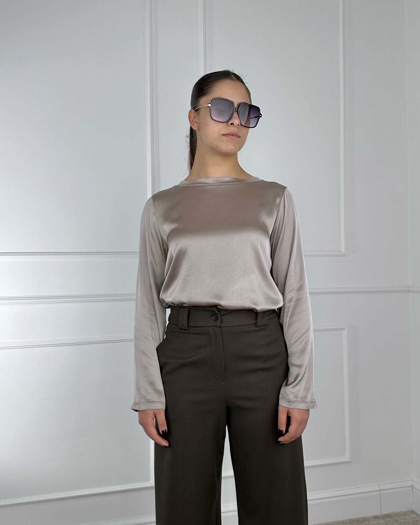 C049B97Q - TENSIONE IN BLUSA IN VISCOSA