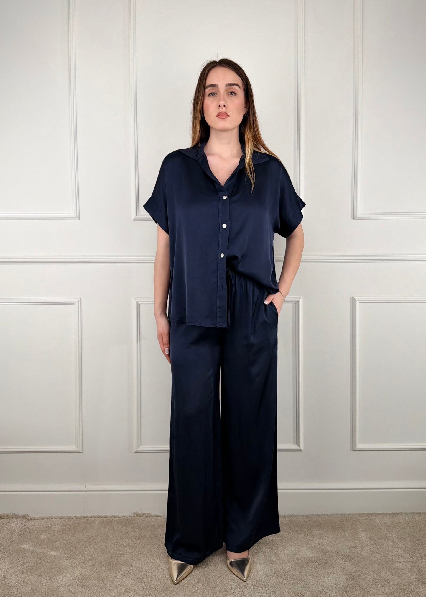 5685 - CAMICIA MEZZA MANICA IN VISCOSA